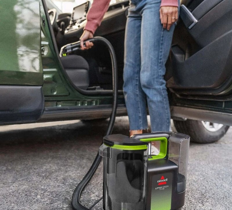 Bissell Little Green Max Pet Series 3857 Portable Carpet Cleaner, 32 oz Tank, 3 in W Cleaning Path