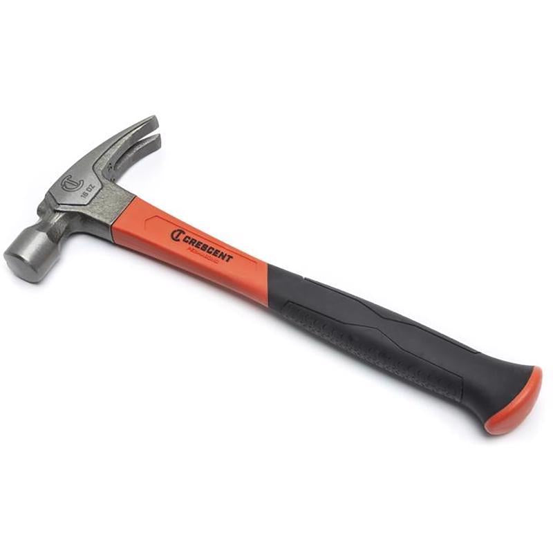 Crescent 1419C-06 Pro Series 16 oz Smooth Face Rip Claw Hammer 5.5 in. Fiberglass Handle