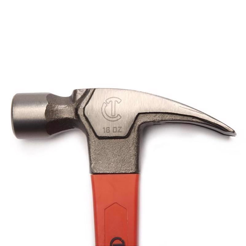 Crescent 1419C-06 Pro Series 16 oz Smooth Face Rip Claw Hammer 5.5 in. Fiberglass Handle