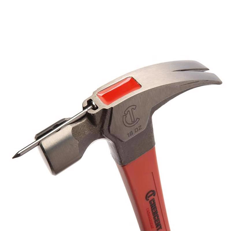 Crescent 1419C-06 Pro Series 16 oz Smooth Face Rip Claw Hammer 5.5 in. Fiberglass Handle