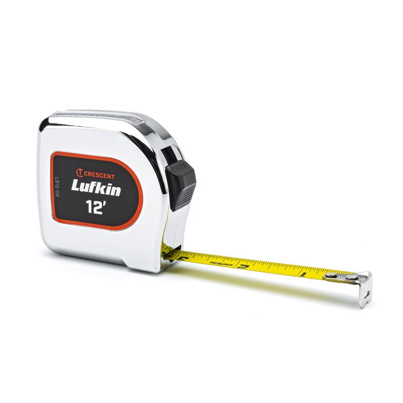 Crescent Lufkin L912-02 Tape Measure, 1/2 Inch x 12 Feet