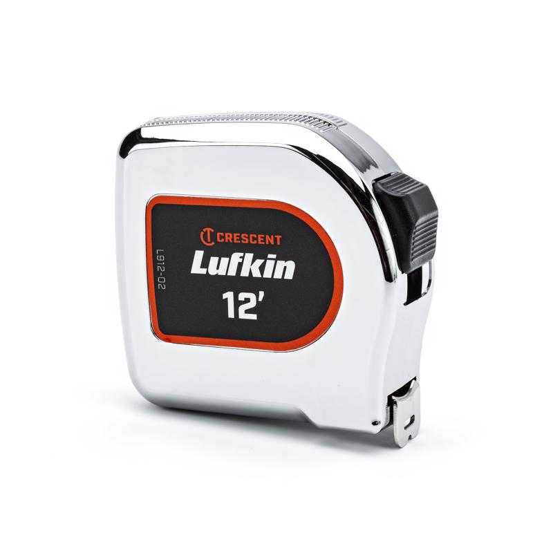 Crescent Lufkin L912-02 Tape Measure, 1/2 Inch x 12 Feet