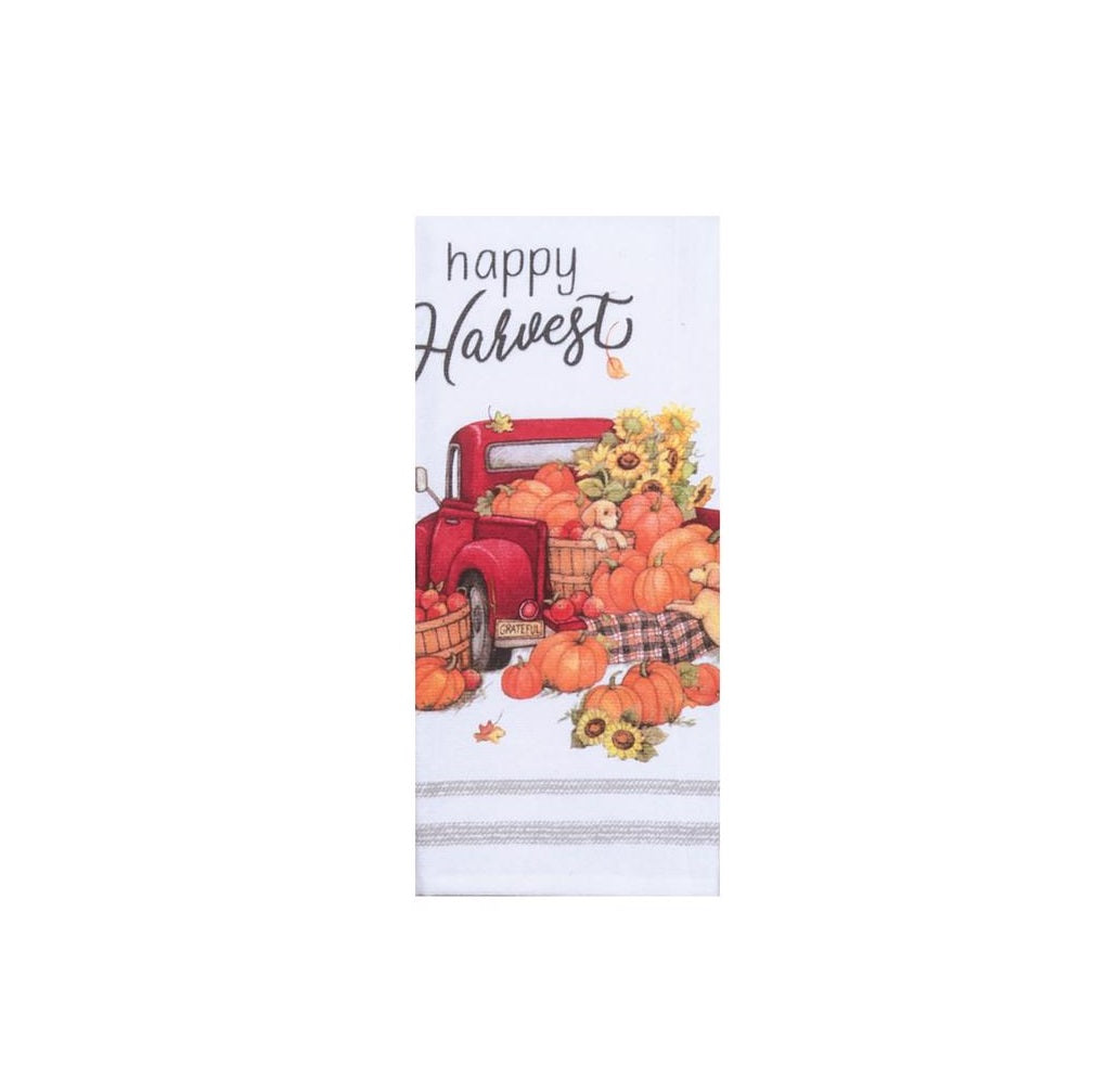 Kay Dee H6546 Happy Harvest Kitchen Towel, Pumpkins