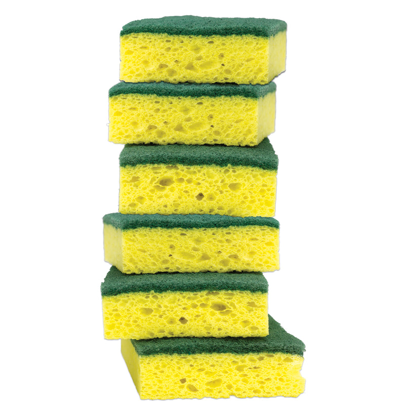 Scotch Brite 426 Heavy Duty Scrub Sponges, 6Pcs / Pack
