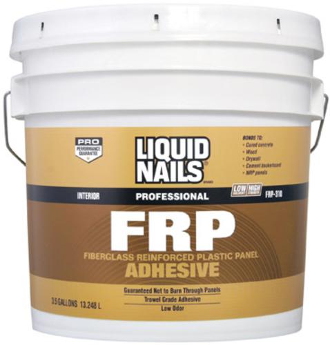 Liquid Nails FRP-310 3.5GALL Latex Based Adhesive, 3.5 Gallon