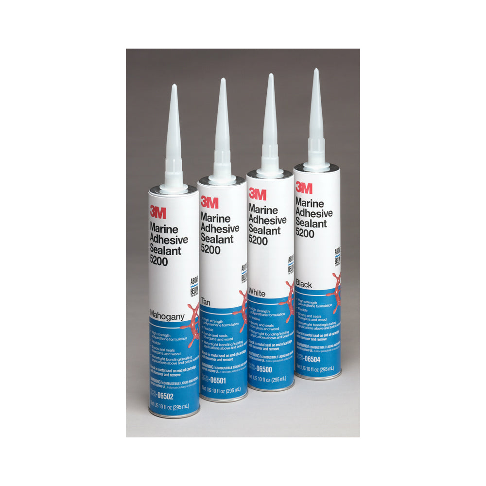 3M 5203 Marine Adhesive Sealant, 3 Oz, White