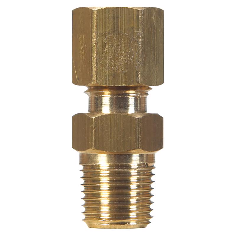 Homeplus+ 6JC120110701031 Compression Male Connector, Brass