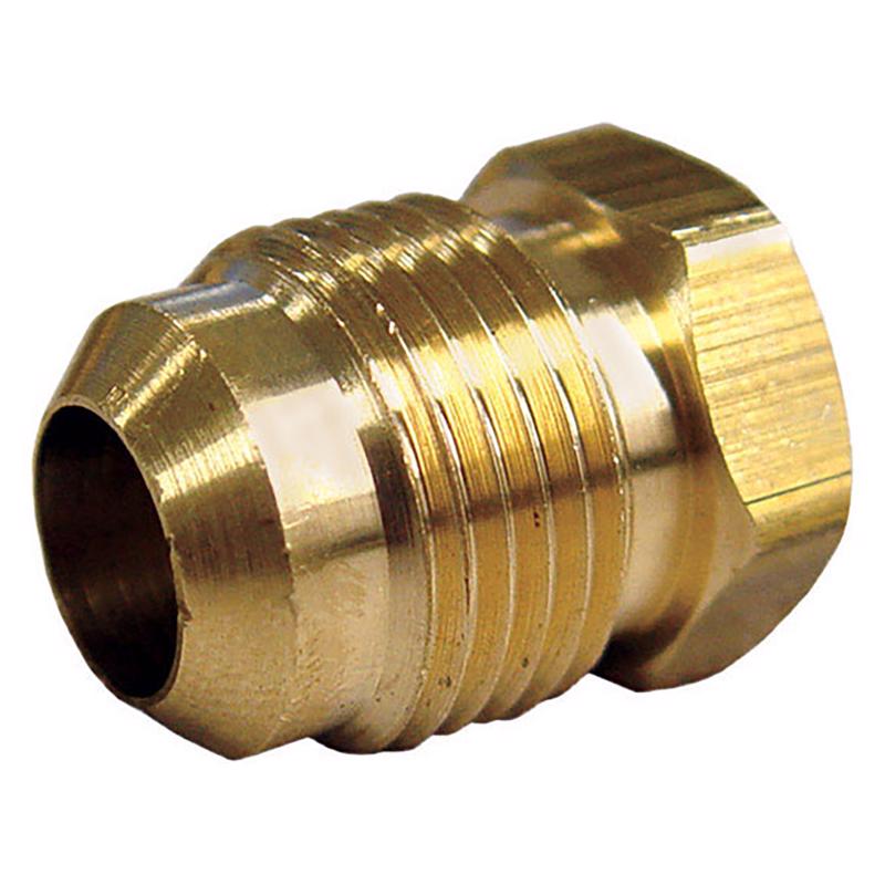 Homeplus+ 6JC050810721020 Flare Hex Plug, 1/4 Inch x 7/16 Inch