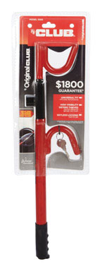 The Original Club 1000 Steering Wheel Lock, Red