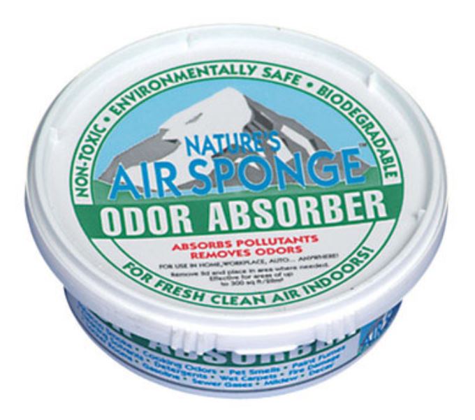 Nature's 101-1 Air Sponge Odor Absorber, Plastic Tub, 1/2 lb
