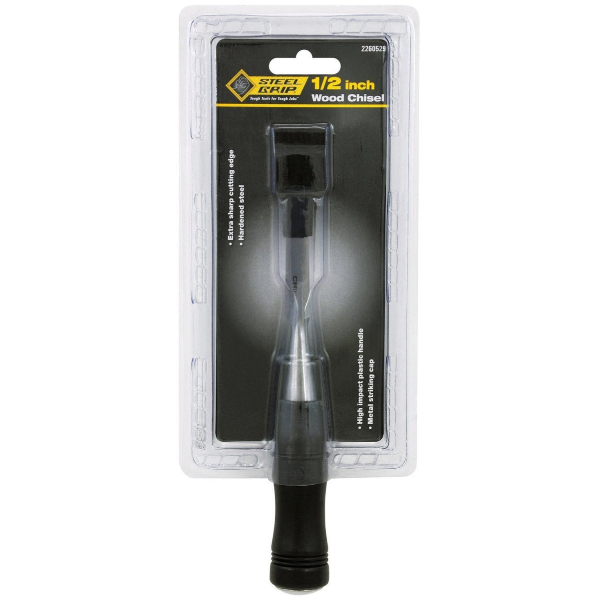 Steelgrip 2260529 Wood Chisel, 1/2"