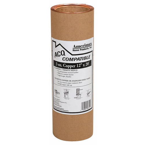 Amerimax 8506712 Copper Flashing, 12" x 20'