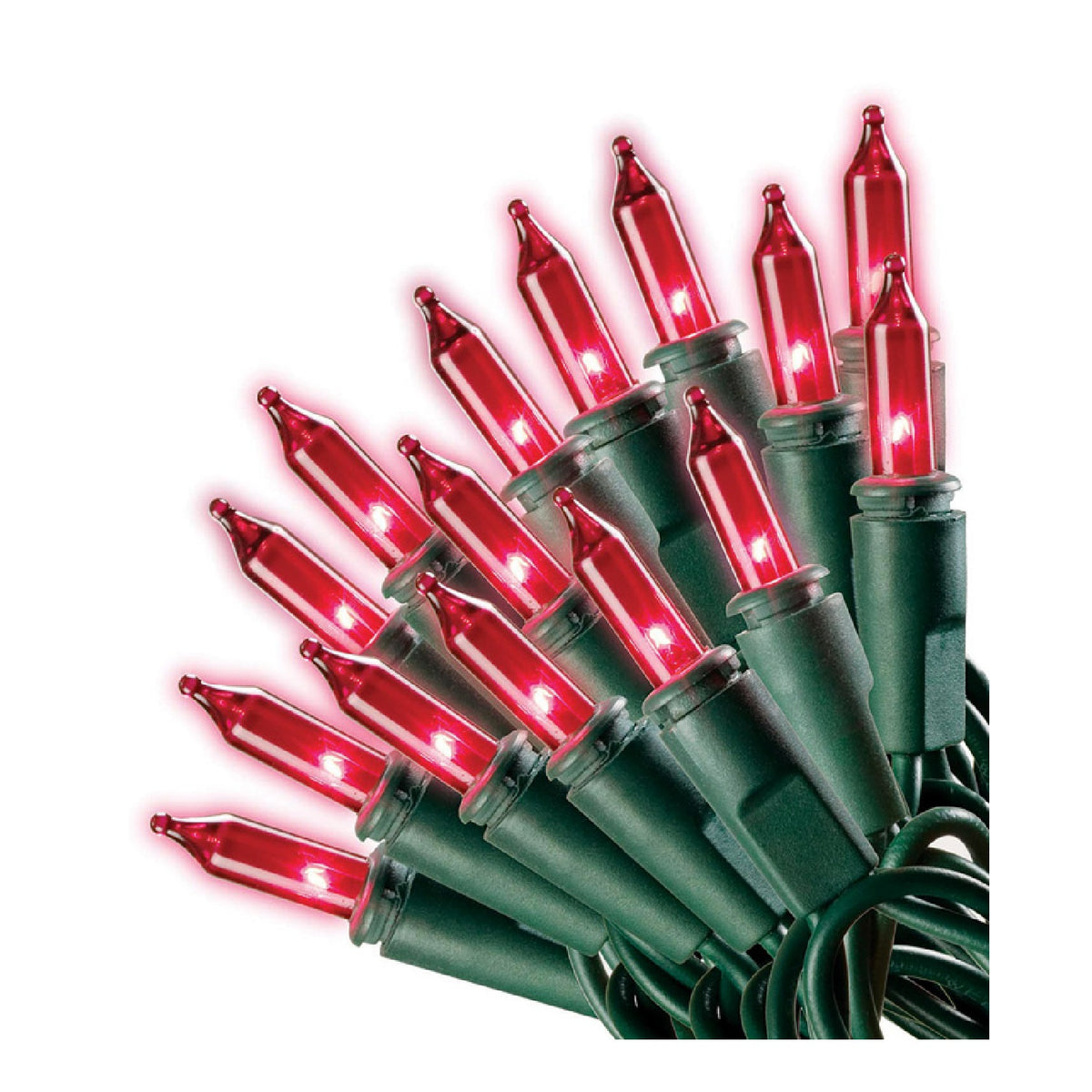 Celebrations 4053-71 Mini Light Set, 17', 50 Red Lights