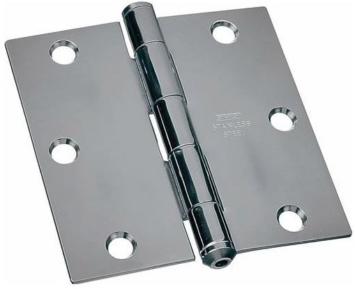 Stanley Broad General Purpose Utility Hinge, Zinc Plated, 3" x 3"