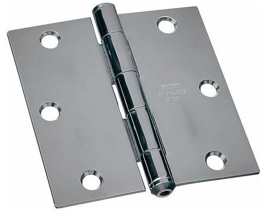 Stanley Broad Utility Hinge, Zinc Plated, 4" x 4"