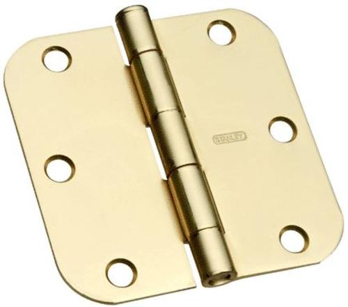 Stanley Residential Door Hinge, Satin Brass, 3.5" x 3.5"