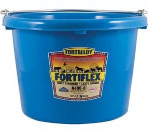 Fortex/Fortiflex N4008BL Plastic Utility Pail, Blue, 8 Qt.
