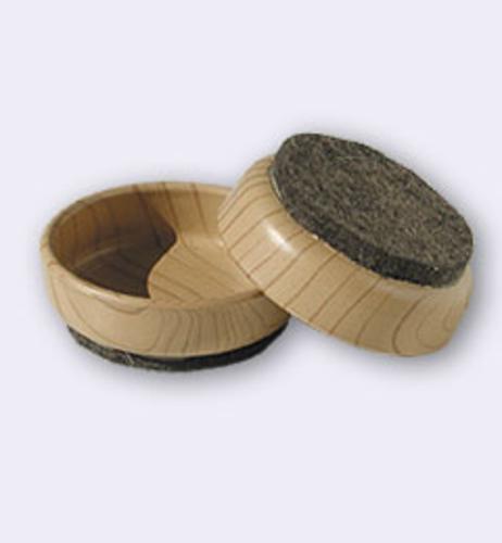 Shepherd Hardware 9364 Wood Grain Felt Base Cup,  2-3/8"