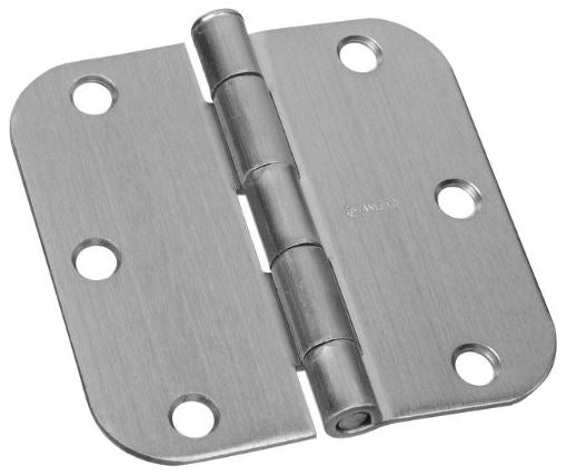 Stanley Residential Door Hinges, Satin Nickel, 3.5" x 3.5"
