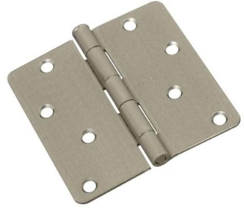 Stanley Residential Door Hinge, Satin Nickel, 4" x 4"