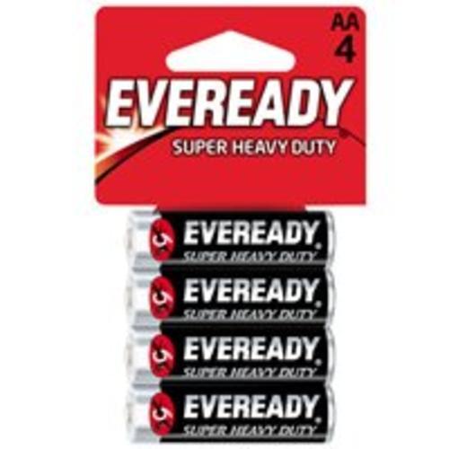 Eveready Battery 1215SW-4 Super Heavy Duty Battery, 4/Pk, AA