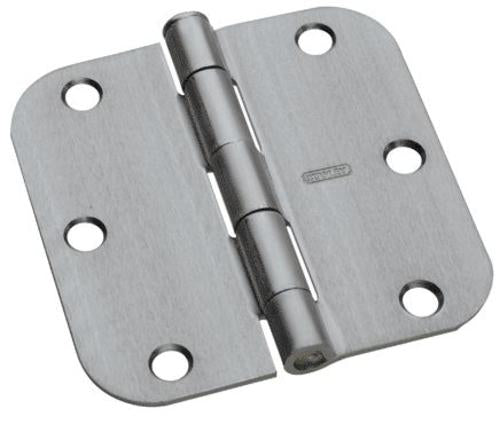 Stanley Residential Door Hinge, Satin Chrome, 3.5" x 3.5"