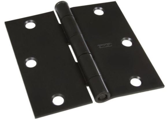 Stanley S808-055 Door Hinge, Oil Rubbed Bronze, 3.5" x 3.5"