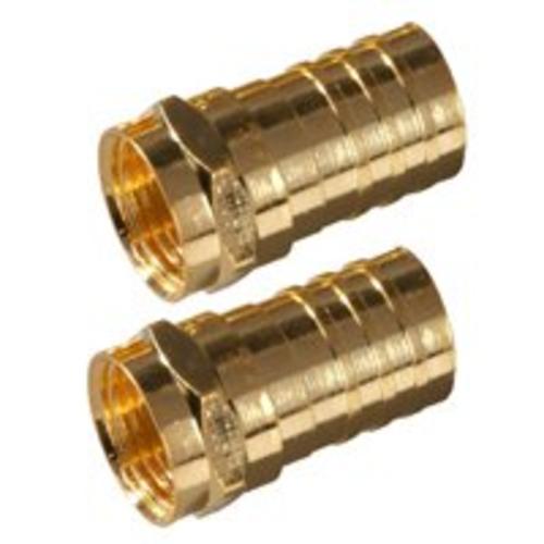 Zenith VA1002RG6CR Coaxial Connector- Gold