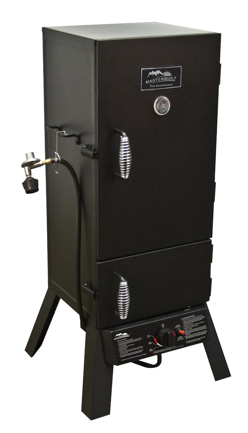 Masterbuilt 20051311 Propane Smoker, Square, Dual Door, 15,400 BTU