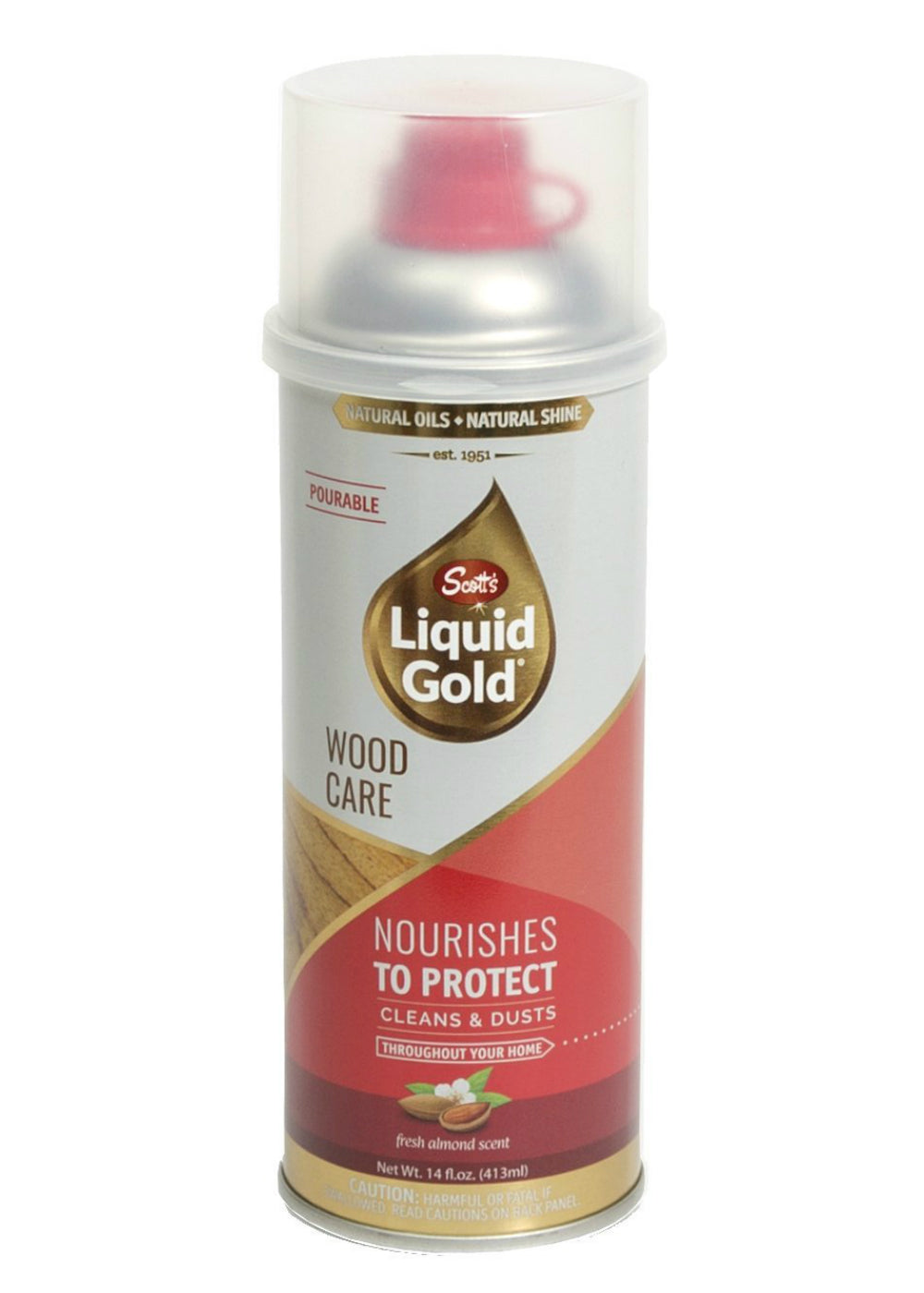 Scotts Liquid Gold 10018 Wood Cleaner & Preservative, 14 Oz
