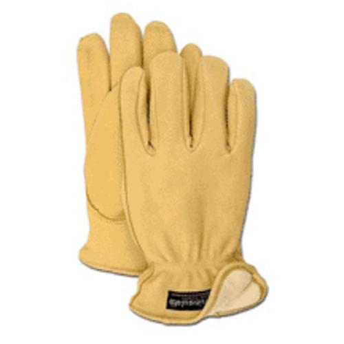 Boss 4185S Men's Lined Deerskin Leather Glove, Small
