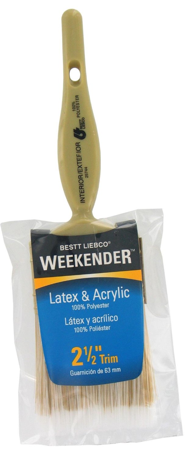 Bestt Liebco 502574400 Weekender Polyester Trim Brush, 2.5"