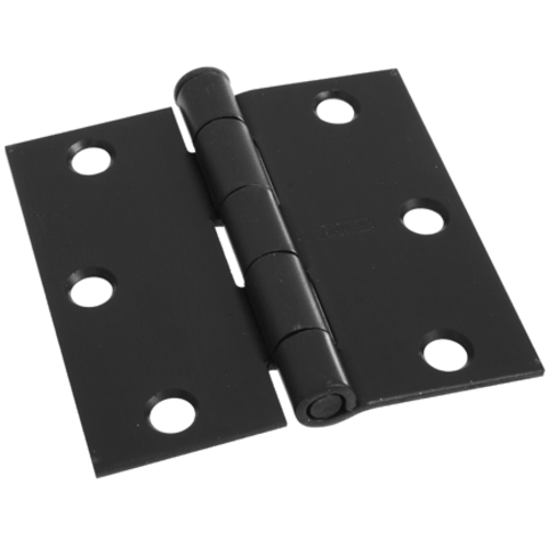 Stanley Door Hinges Square Corner Full Mortise, Oil Rubbed Bronze, 3"