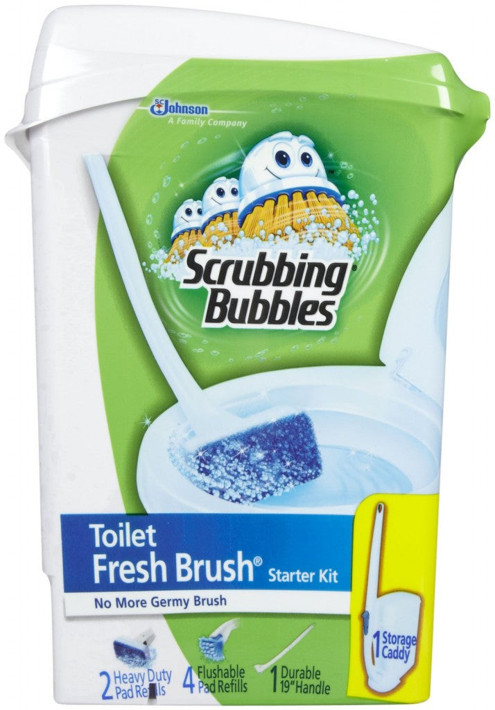 Scrubbing Bubbles 70706 Fresh Brush Toilet Cleaning Starter Kit, 19"