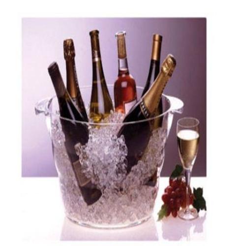 Prodyne AB-16 Big Oval Wine Party Tub, Clear, 15-1/2" x 11" x 9"