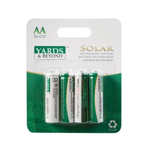 Yards & Beyond BT-NC-AA-900-D4 Solar Light Battery, 900 mAh, AA