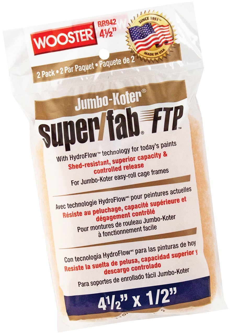 Super/Fab RR942-4-1/2 Jumbo-Koter Roller Cover, 4-1/2" x 1/2"