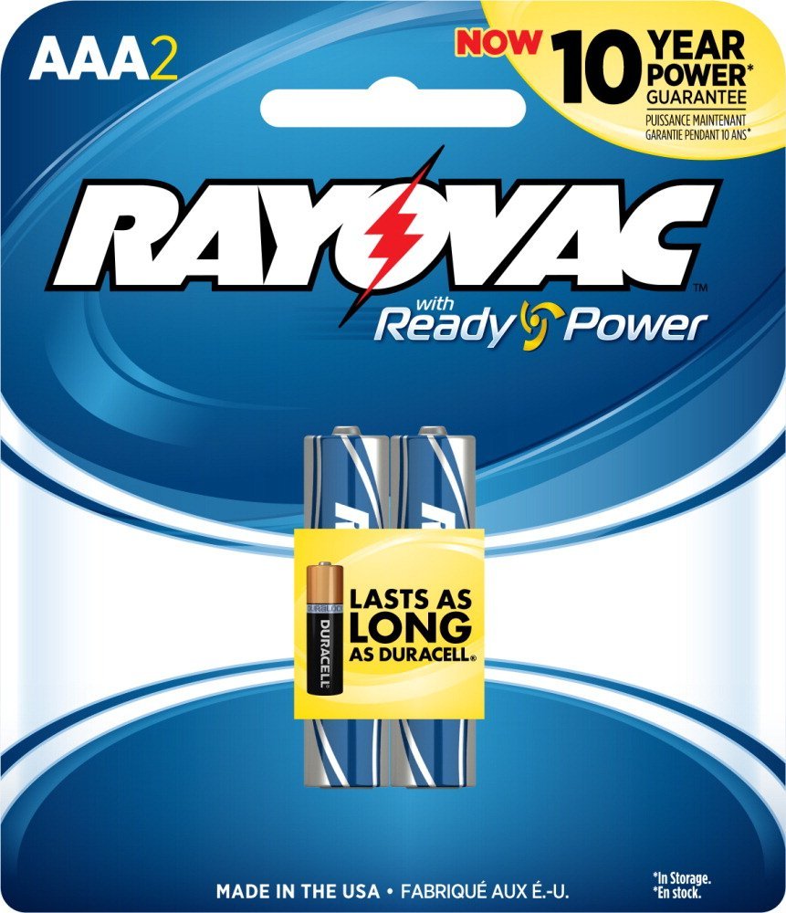 Rayovac 824-2F AAA Alkaline Battery