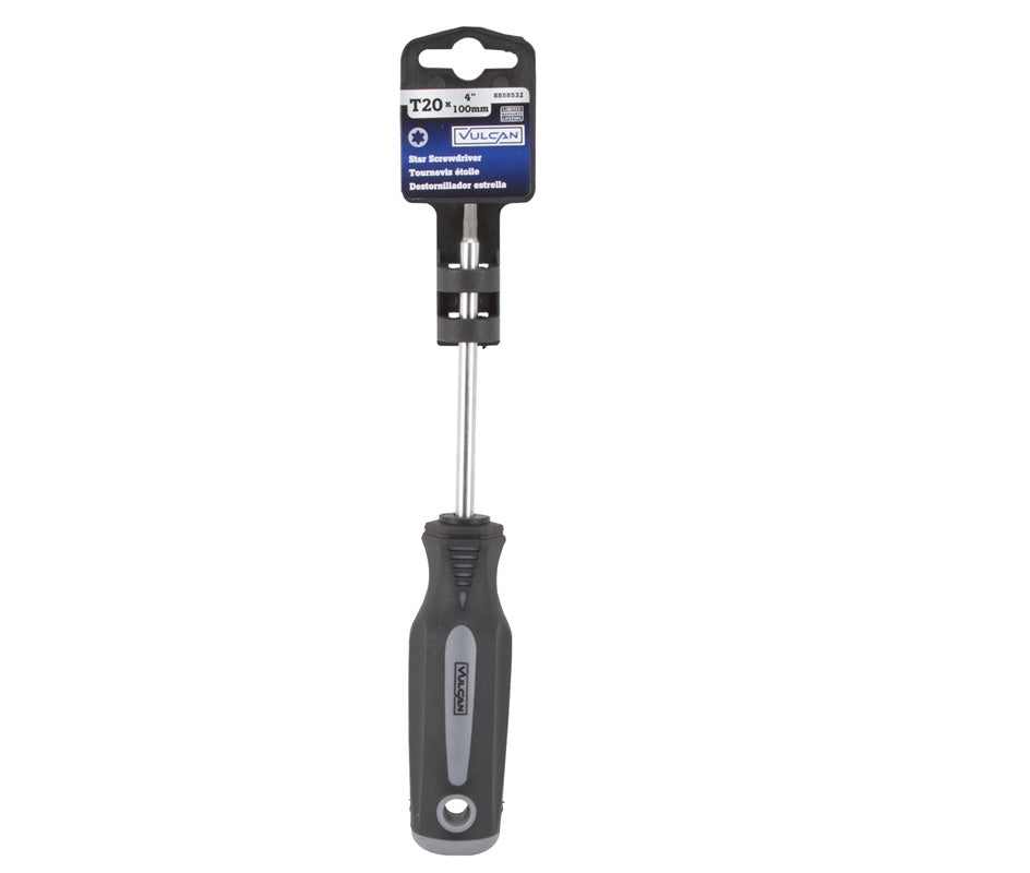 Vulcan MC-SD22 T20 Magnetic Tip Screwdriver, Satin Chrome Plated