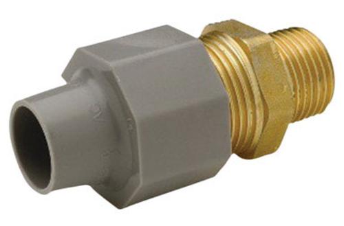 Zurn QBCA23MNG Pex Coupling Adpter, 3/8" x 1/2" Mpt