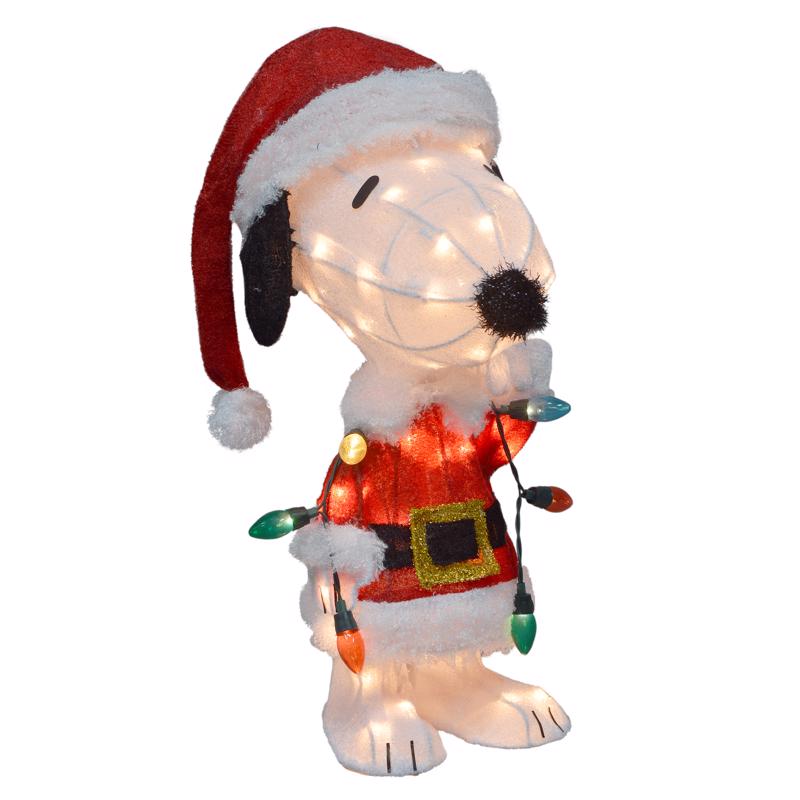 Product Works 70328-LED Christmas Peanuts Snoopy Yard Decor, 35 Lights
