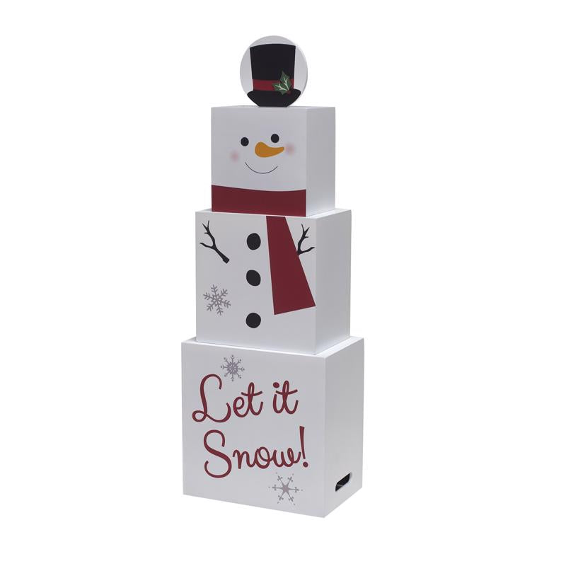 Dyno M3PD293-2AC Holiday Versatile Stacking Boxes Christmas Porch Sign, 32 Inch