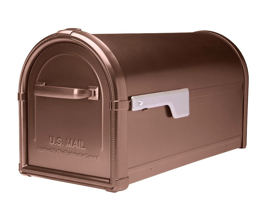 Architectural Mailboxes Hillsborough Post Mount Copper Mailbox online for sale — LIfe and Home