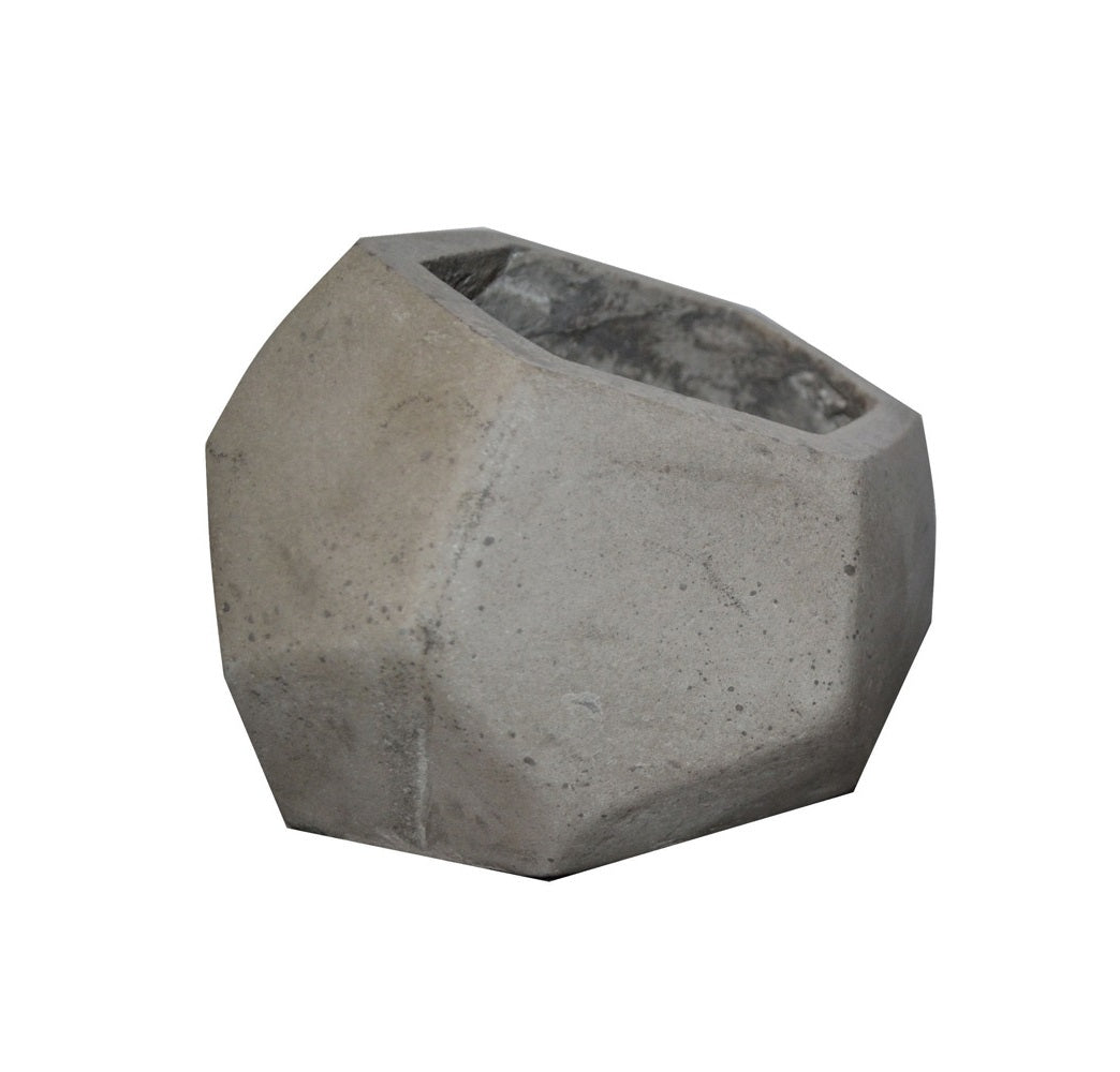 Avera AFC7850060 Polygon Planter, Fiber Cement, 6 in