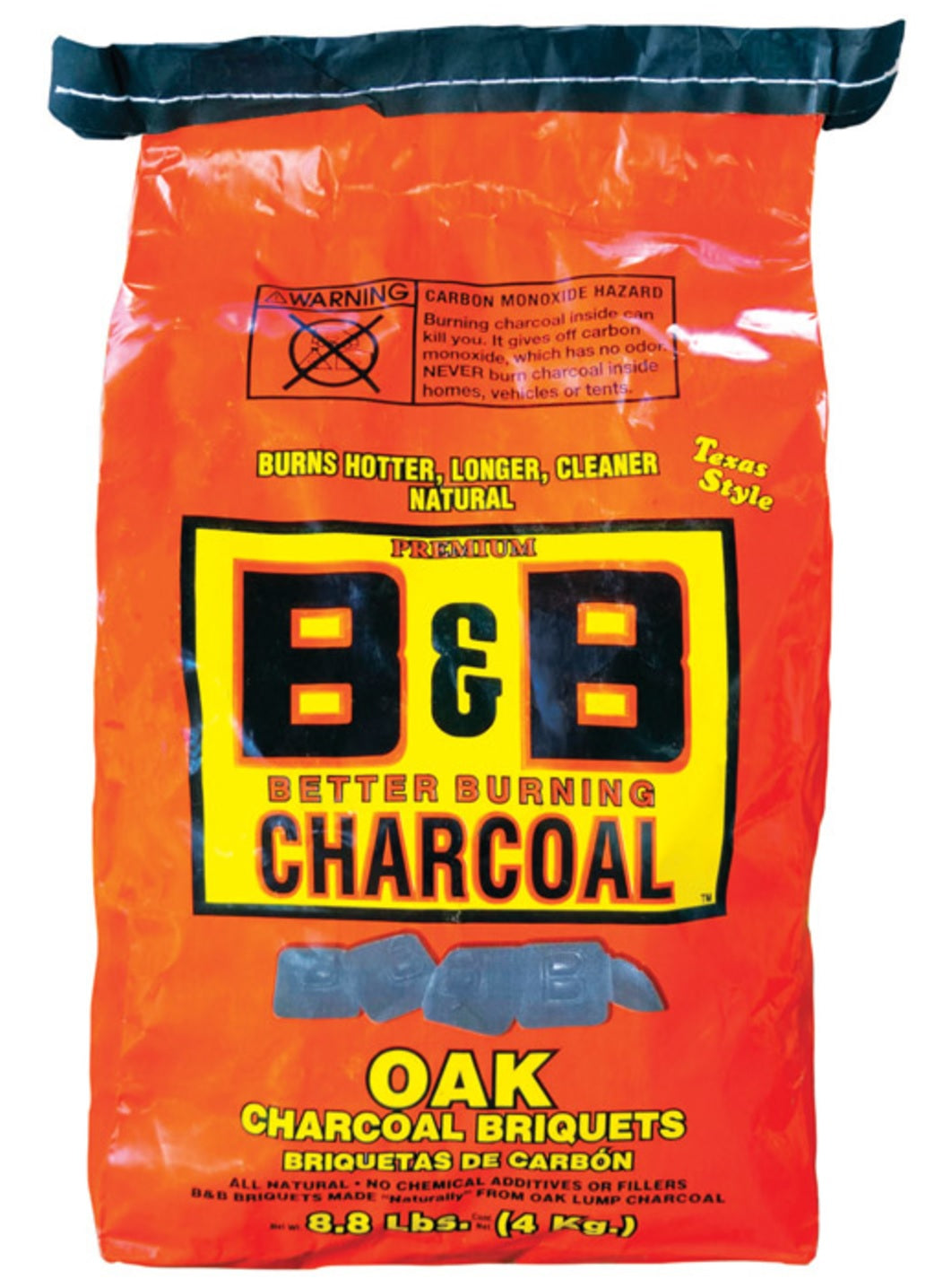 B & B Charcoal 00073 Organic Oak Charcoal Briquettes, 8.8 Lbs