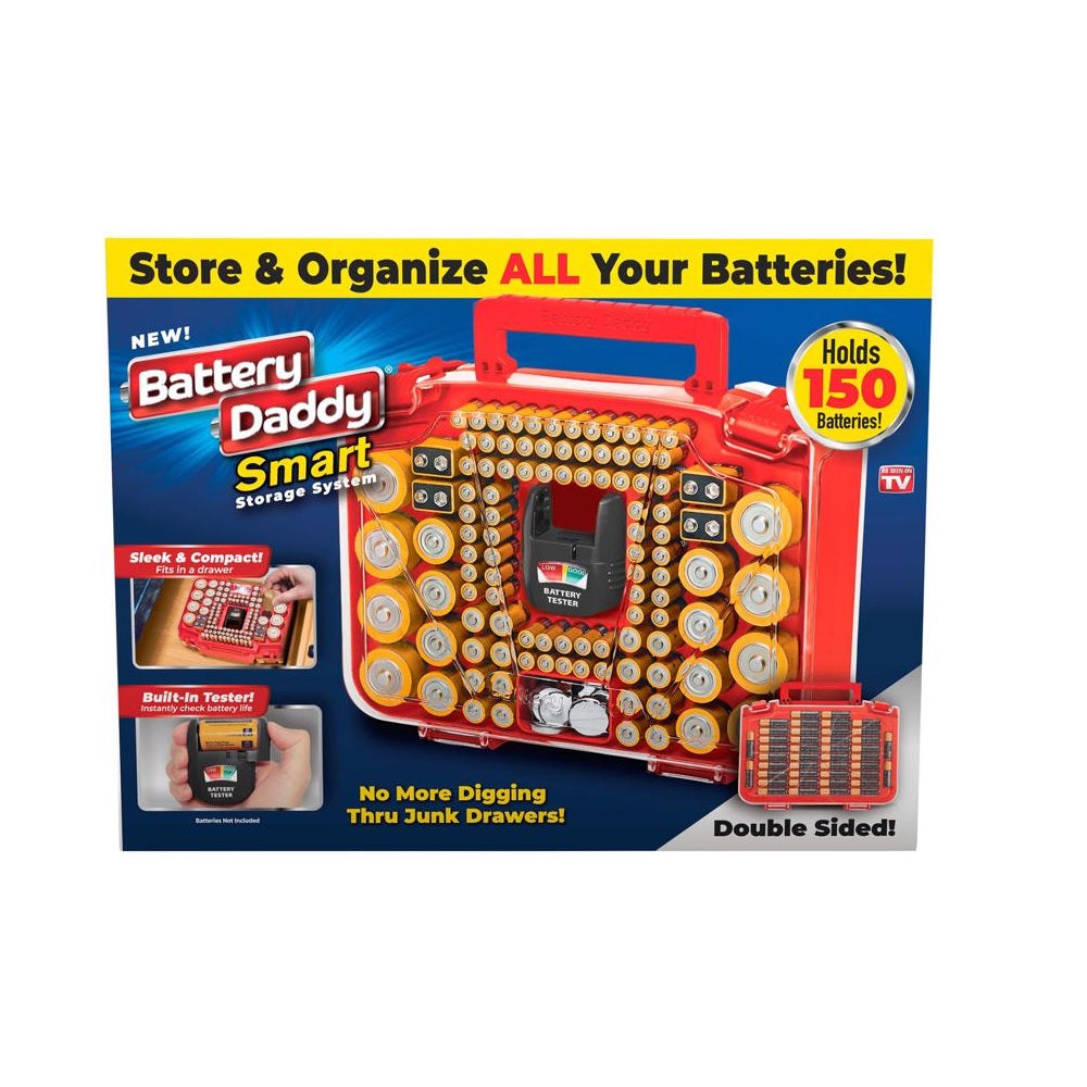 Battery Daddy BADASMC4 Smart As Seen On TV Battery Storage System, Pl
