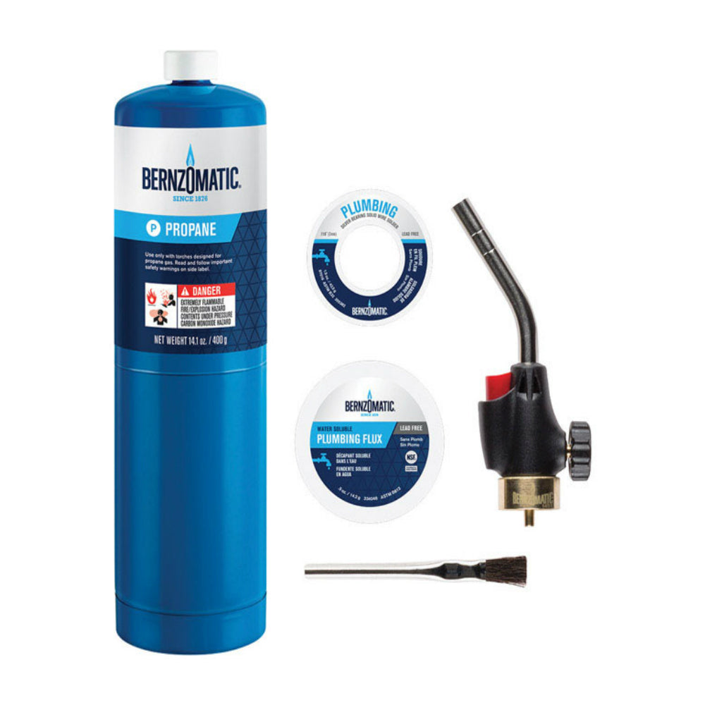 BernzOmatic 361549 Plumbing Torch Kit, Steel, 14.1 Oz