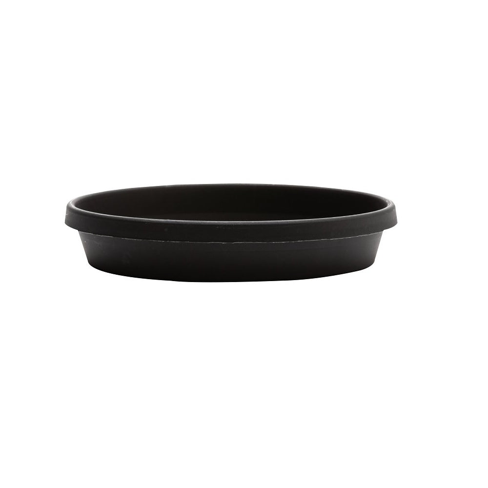 Bloem STT1200 Terra Plant Saucer, Plastic, Black