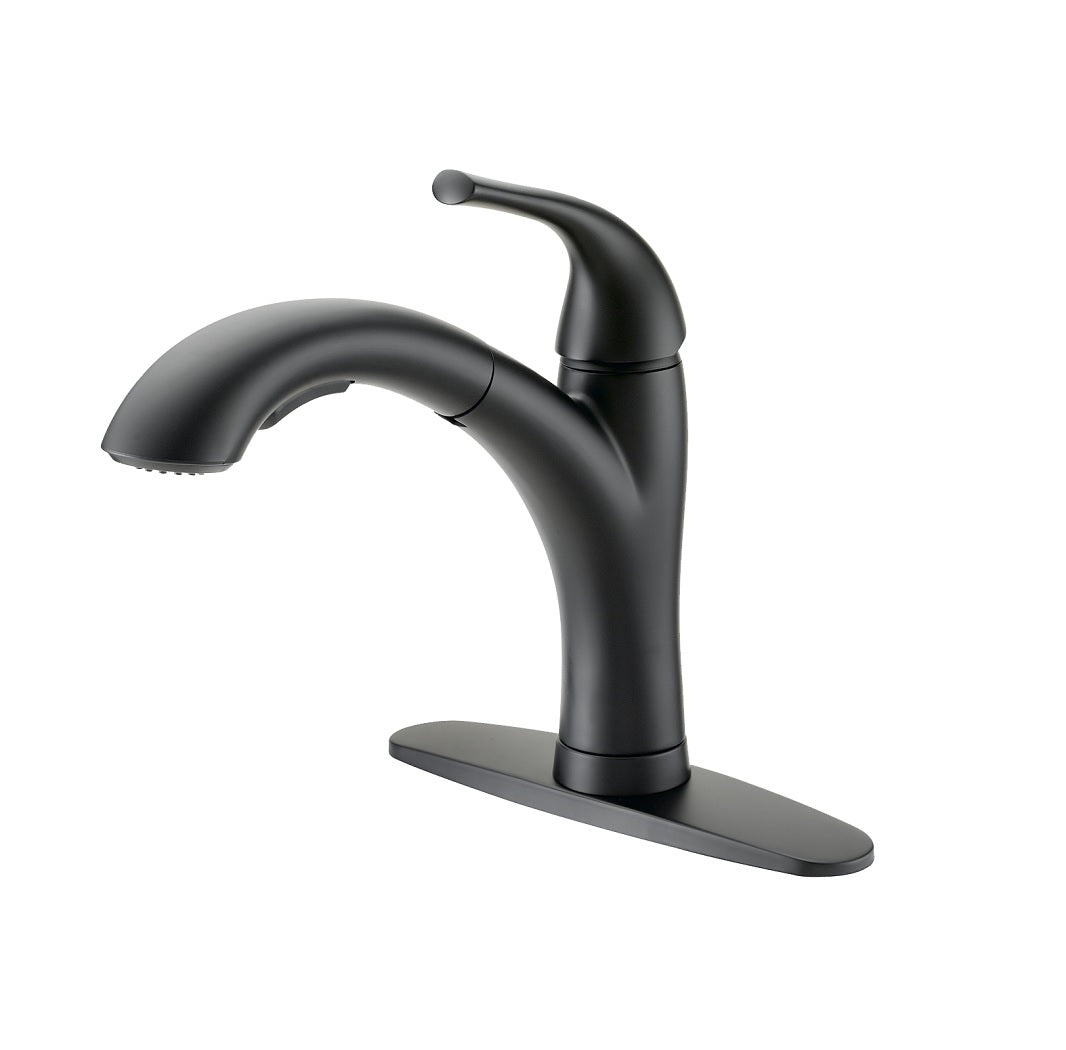 Boston Harbor TOBI21040011BL Pull-Out Kitchen Faucet, Metal/Plastic