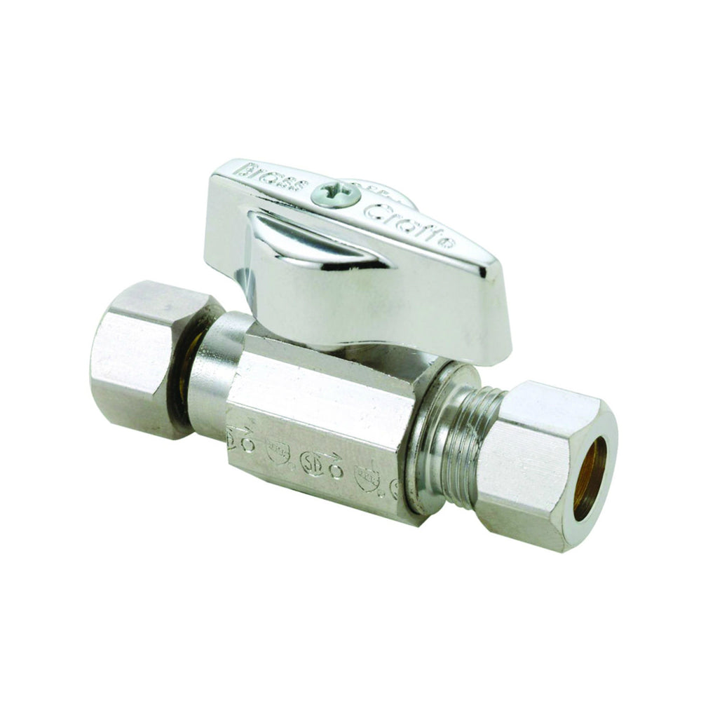BrassCraft KTCR11FX C1 Ball Valve, Chrome, 125 PSI — LIfe and Home